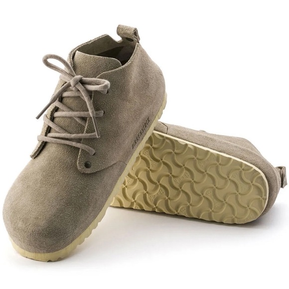 BIRKENSTOCK Dundee Suede Taupe Comfort Laced Ankle Boots Womens Sz 40 - Picture 6 of 6